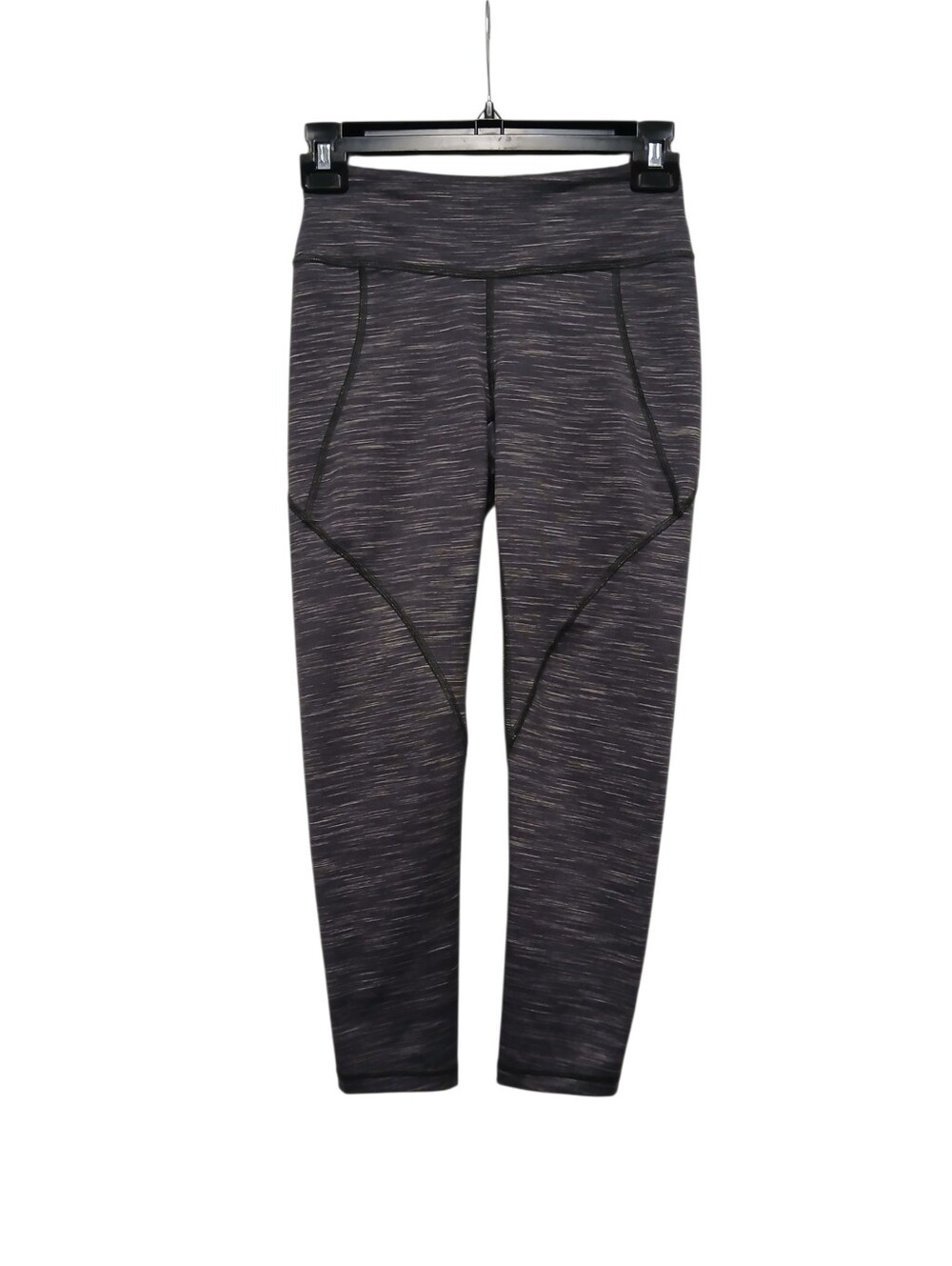 Patagonia Women's Centered Crop Leggings Space Dye Forge Gray-Size XS